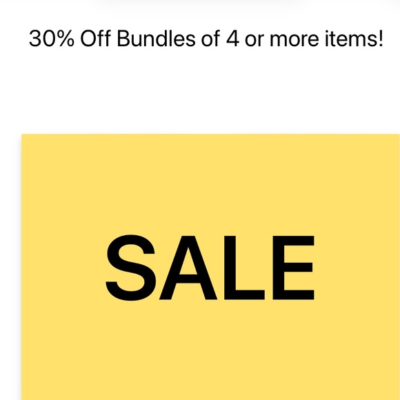 Bundles of 4 or more items will have 30% discount applied - Picture 1 of 1